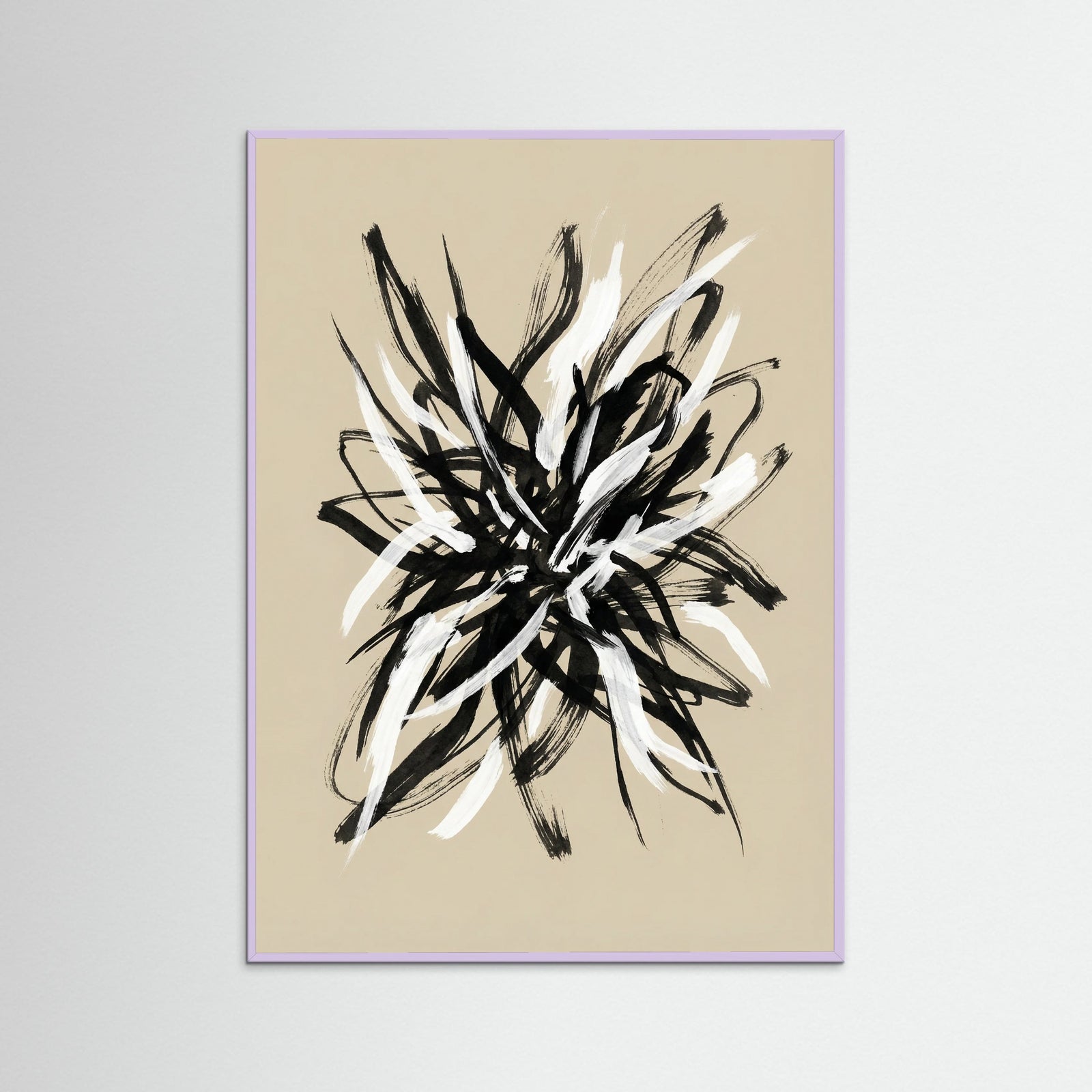 Lilac Wood Dynamic Brushwork