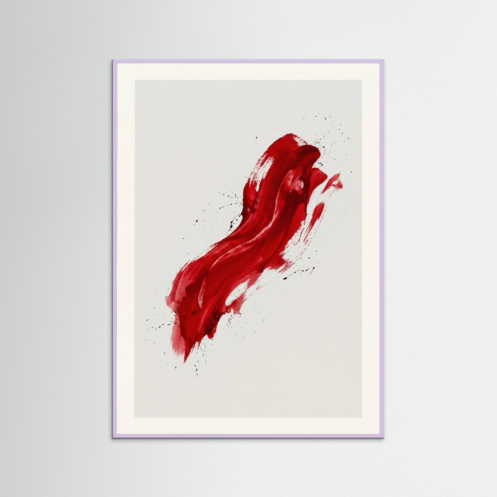 Lilac Wood Dynamic Cobalt Gesture