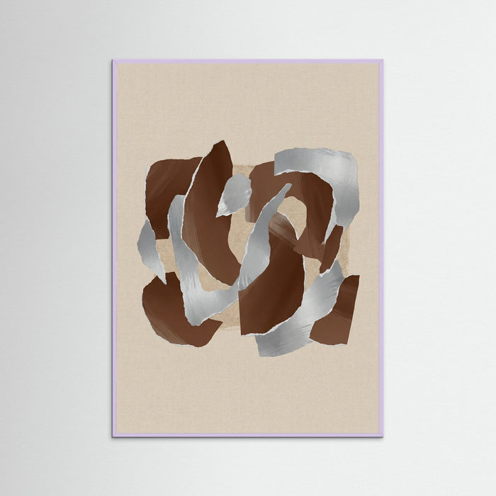 Lilac Wood Earthy Abstraction