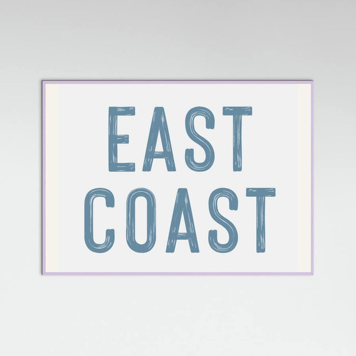 East Coast - Horizontal Poster – poster and art print