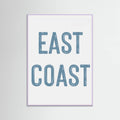 East Coast - Vertical Poster – Poster und Kunstdruck