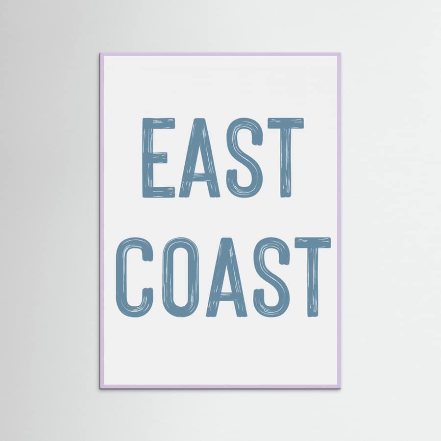 East Coast - Vertical Poster – Poster und Kunstdruck