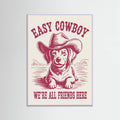 Easy Cowboy Poster – poster och konsttryck