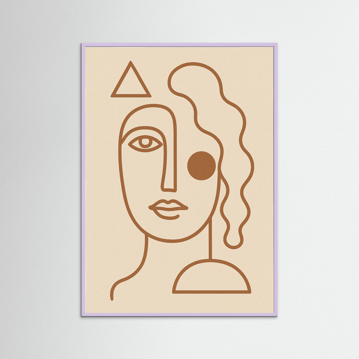 Lilac Wood Elegant Curve