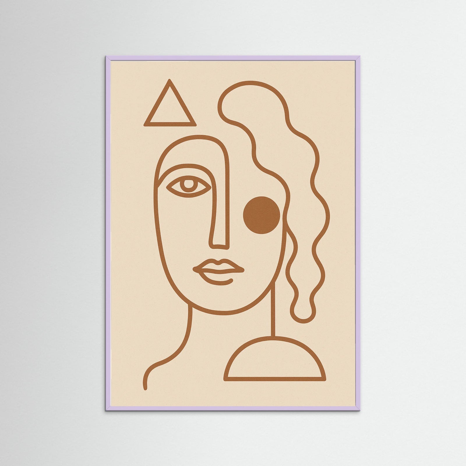 Lilac Wood Elegant Curve