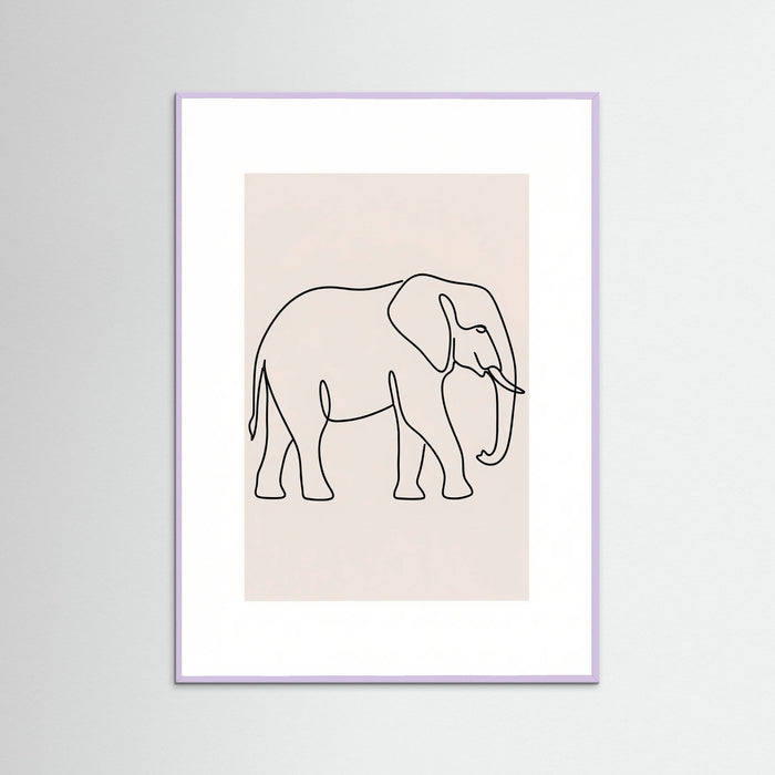 Lilac Wood Elegant Line Fauna