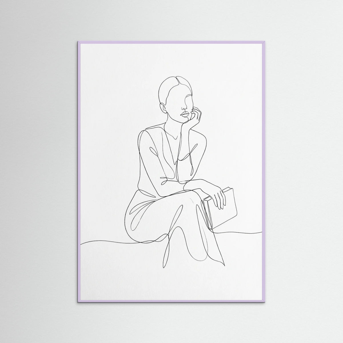 Lilac Wood Elegant Silhouette