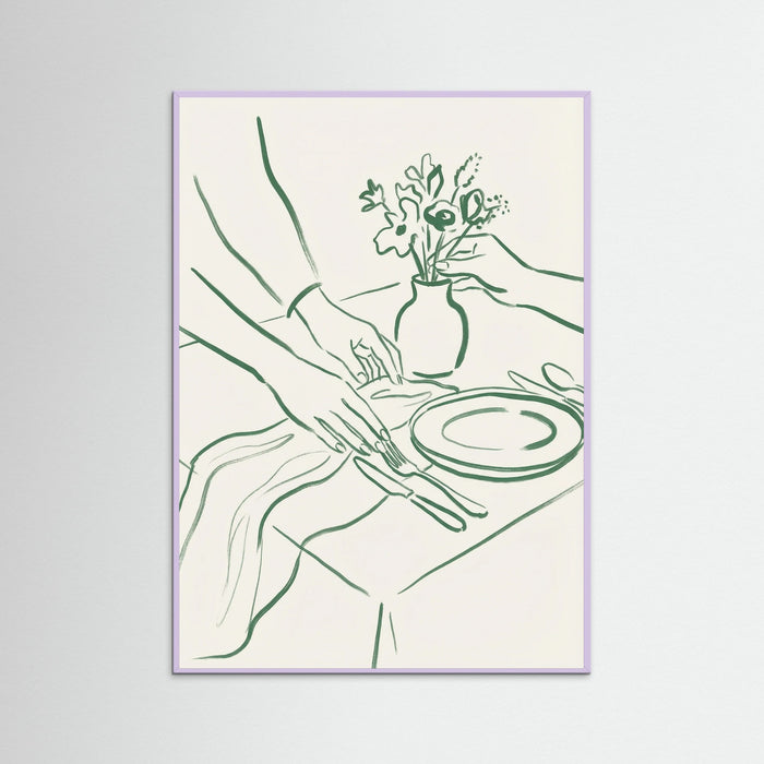 Lilac Wood Elegant Toasts