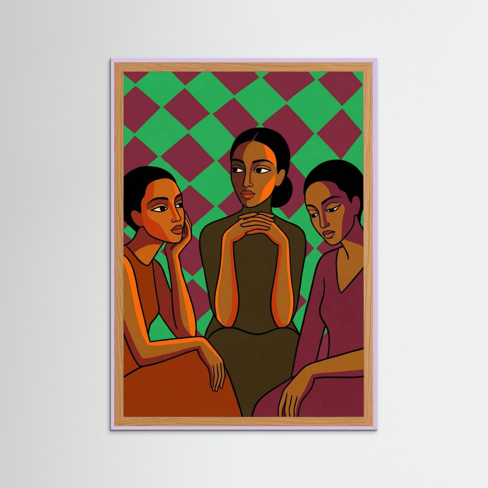 Lilac Wood Emerald Gaze