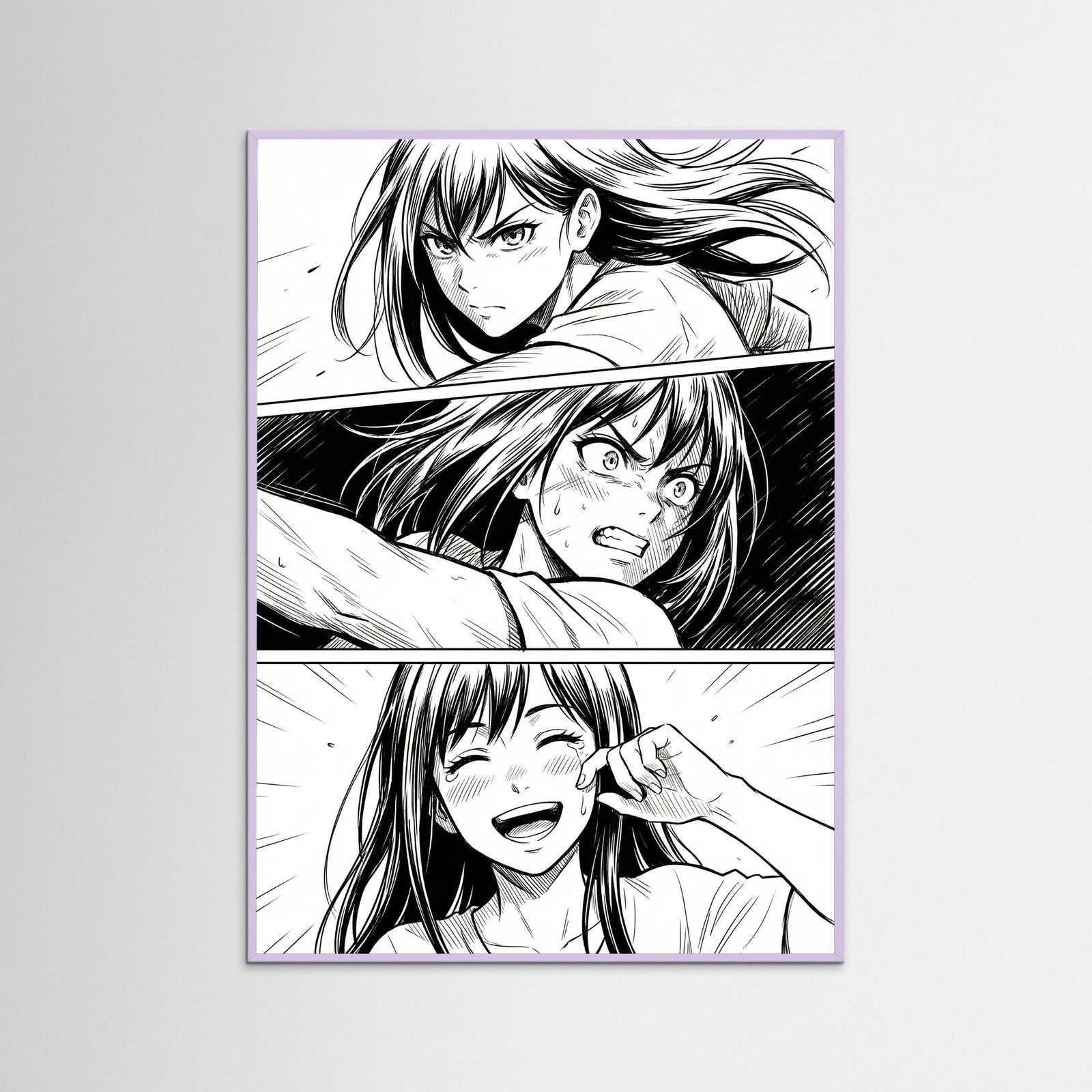Lilac Wood Emotional Manga Gaze
