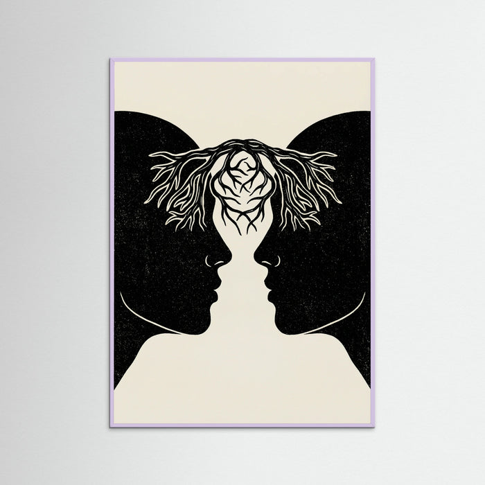 Lilac Wood Entwined Connection