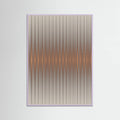 Euphoria - Gray and Orange Poster – plakat og kunsttryk