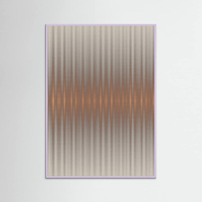Euphoria - Gray and Orange Poster – plakat og kunsttryk