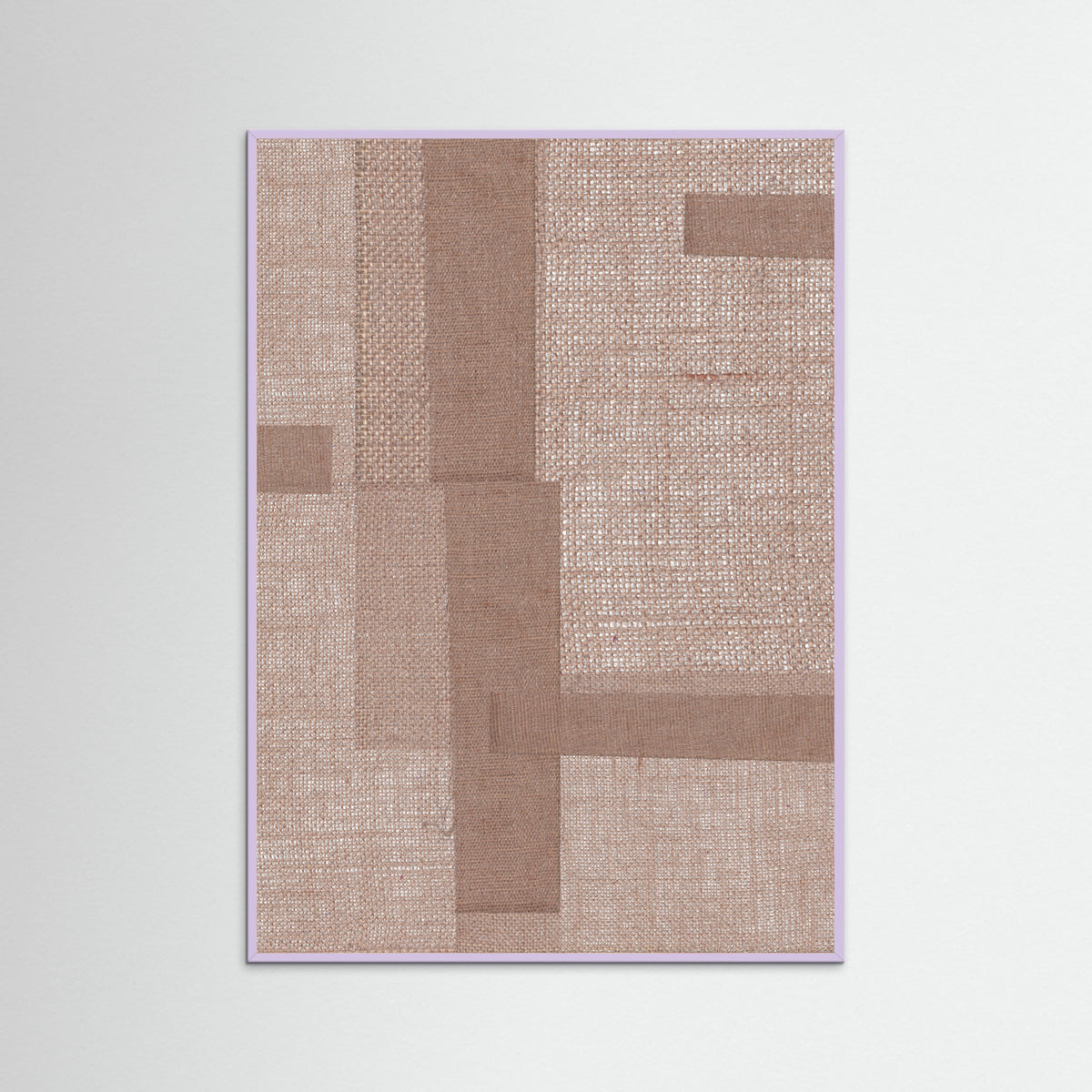 Lilac Wood Fabric Pattern Collage No.5 Poster