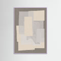 Lilac Wood Fabric Pattern Collage No.7 Poster