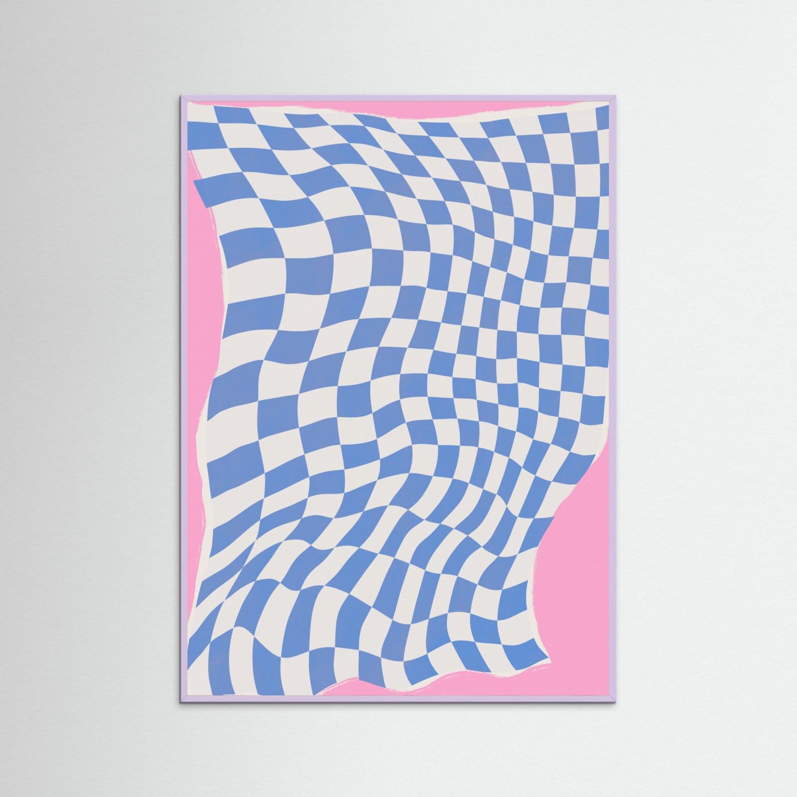 Lilac Wood Fabric and Wind Poster