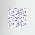 Falling Triple Lines Navy Blue -juliste – juliste ja taidepainatus