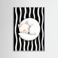 Lilac Wood Feline Embrace
