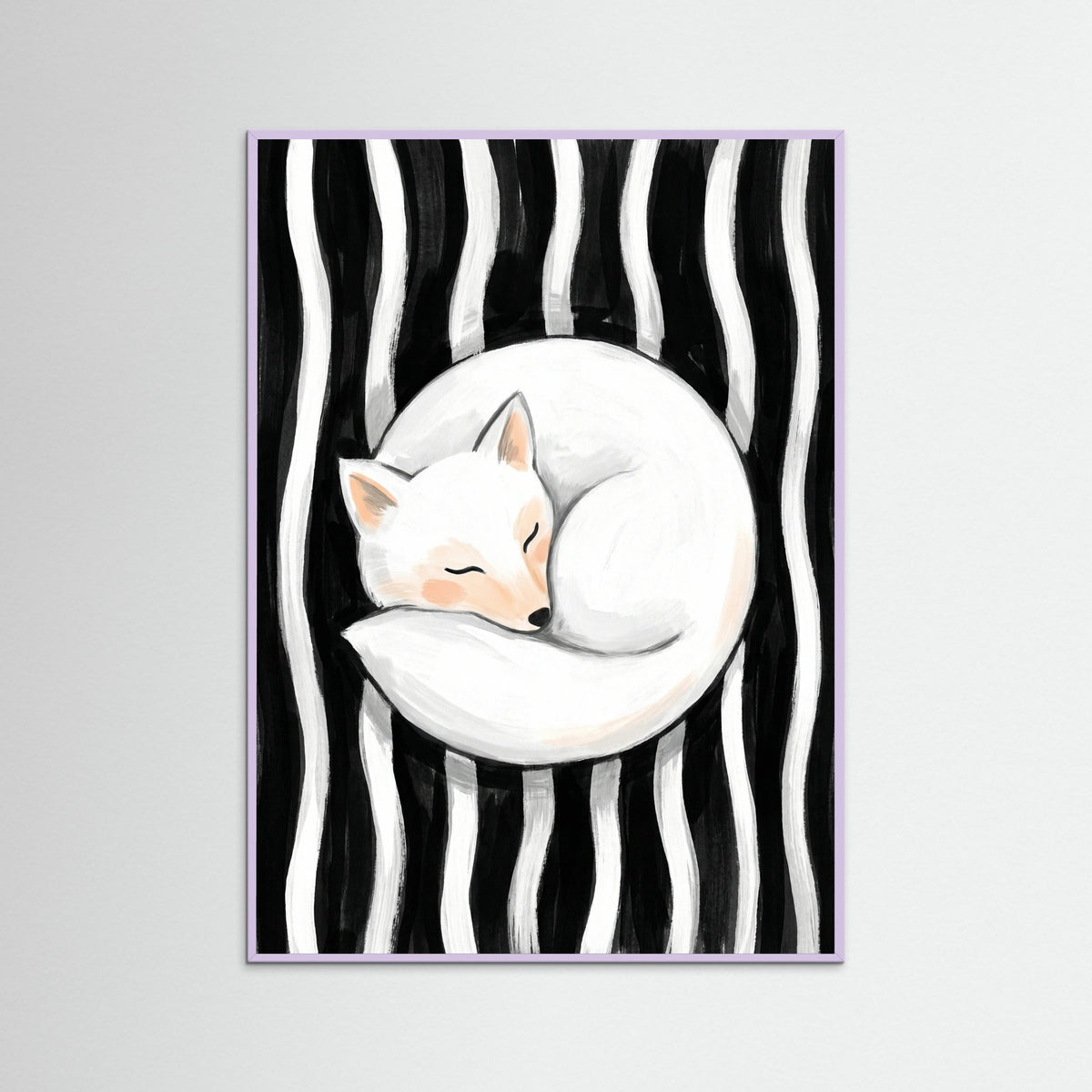 Lilac Wood Feline Embrace