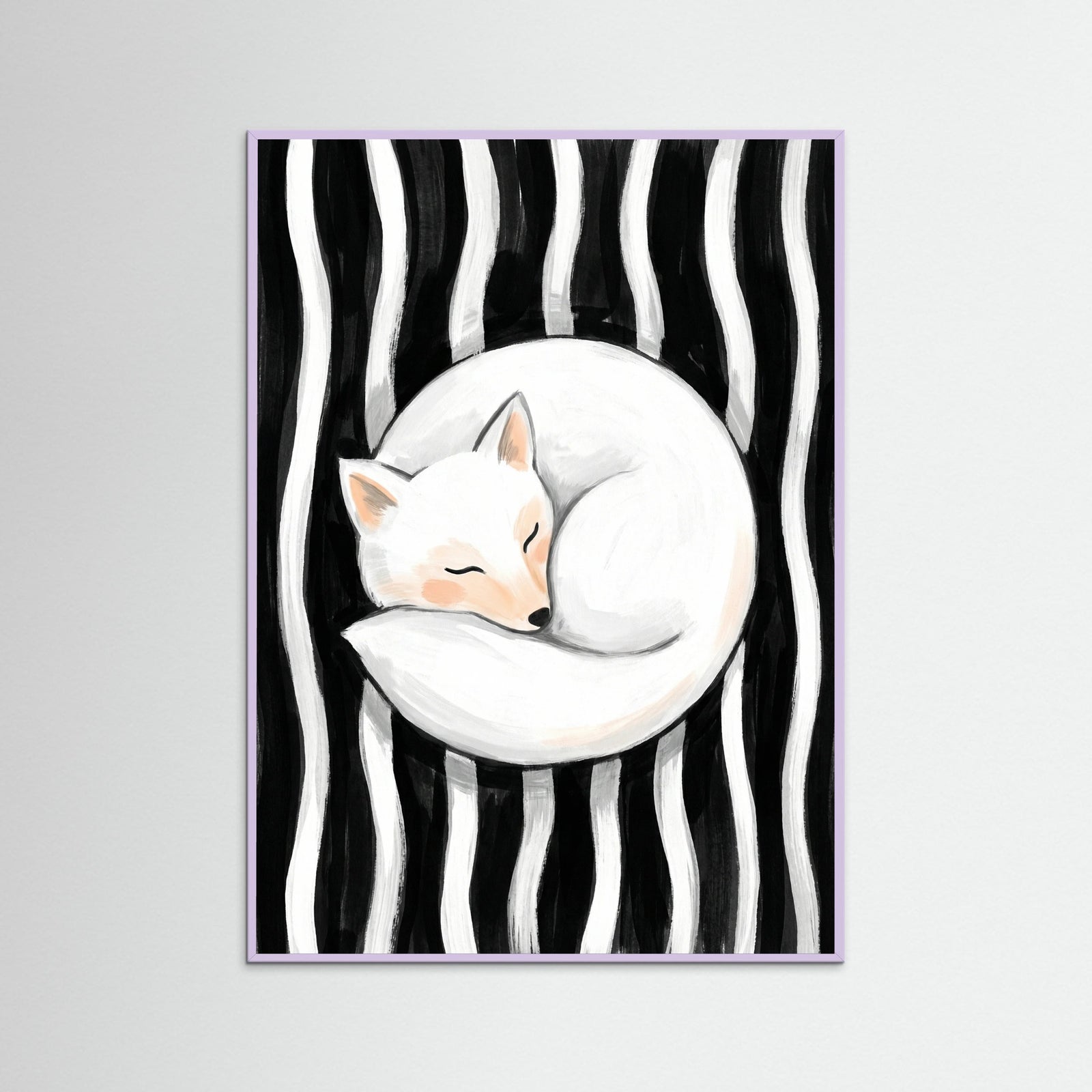Lilac Wood Feline Embrace