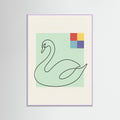 Lilac Wood Feline Silhouette Stretch