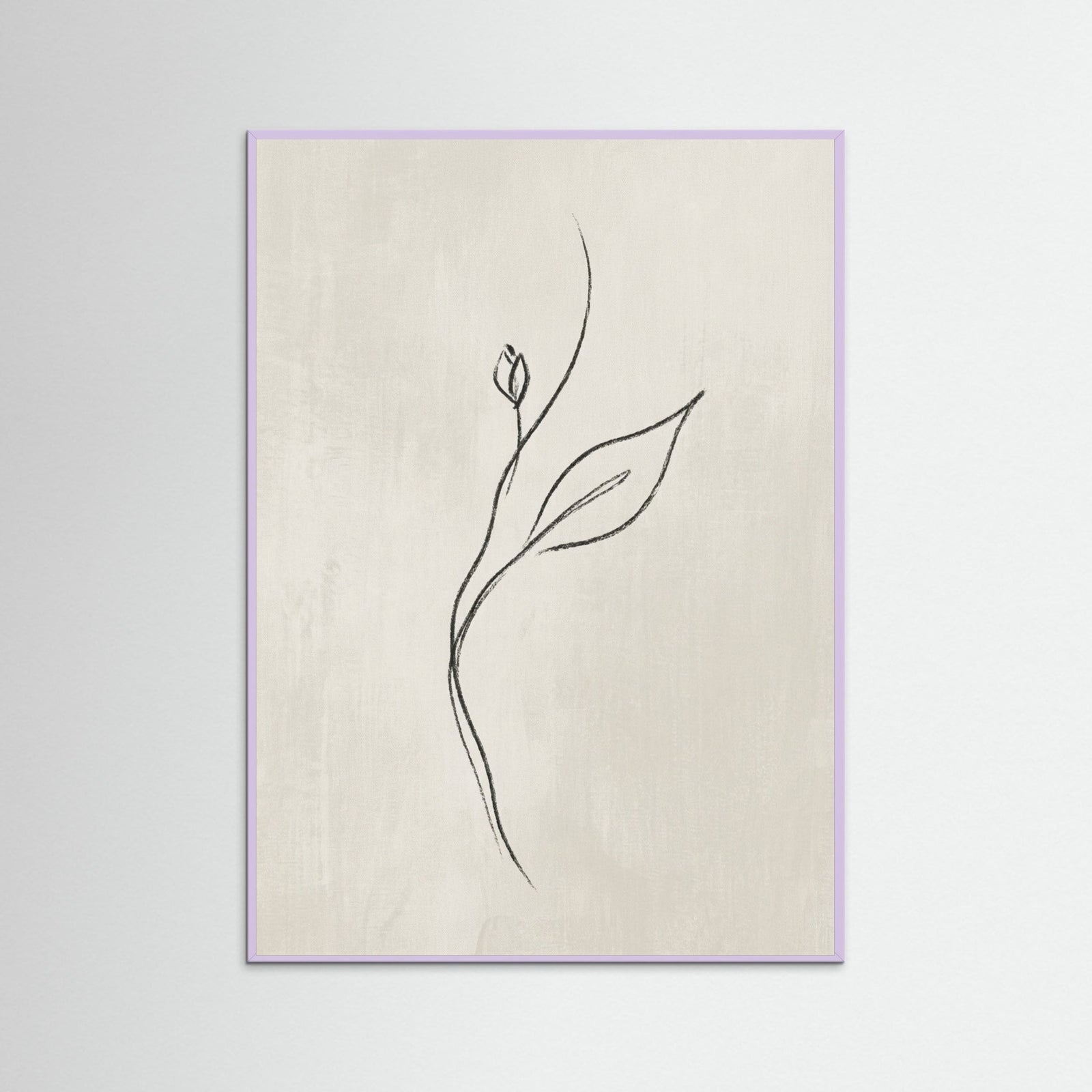 Lilac Wood Feminine Silhouette