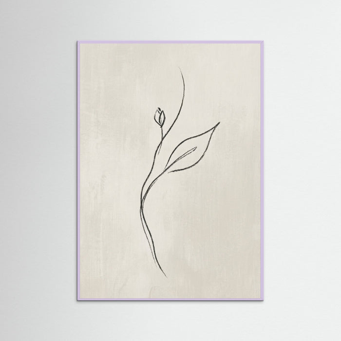 Lilac Wood Feminine Silhouette