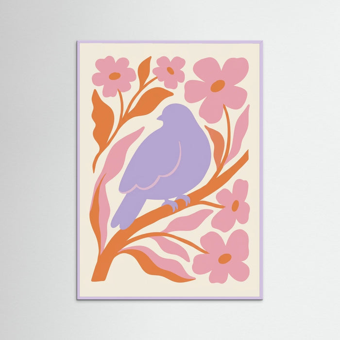 Lilac Wood Figure in Bloom