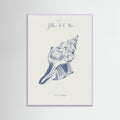 Filles de la mer n.2 - La conchiglia Poster – plakat og kunsttryk