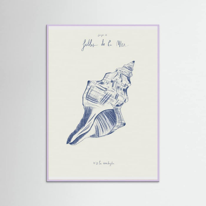 Filles de la mer n.2 - La conchiglia Poster – plakat og kunsttryk