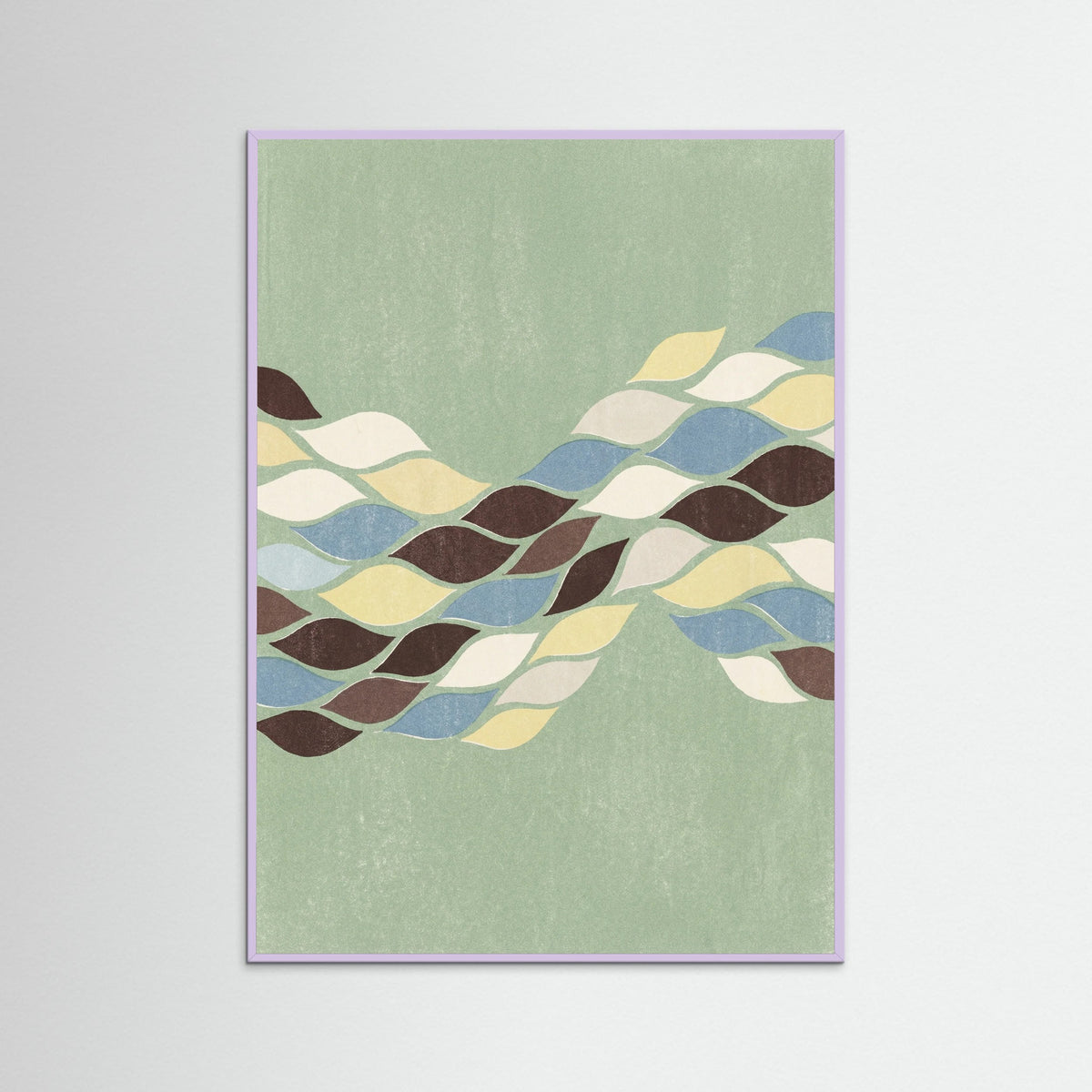 Lilac Wood Floating Spindles