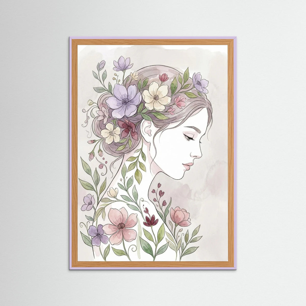 Lilac Wood Floral Muse