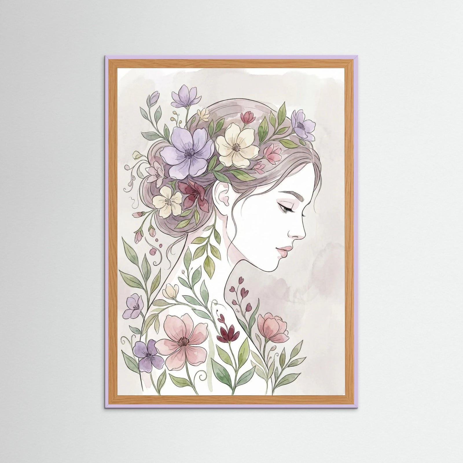 Lilac Wood Floral Muse