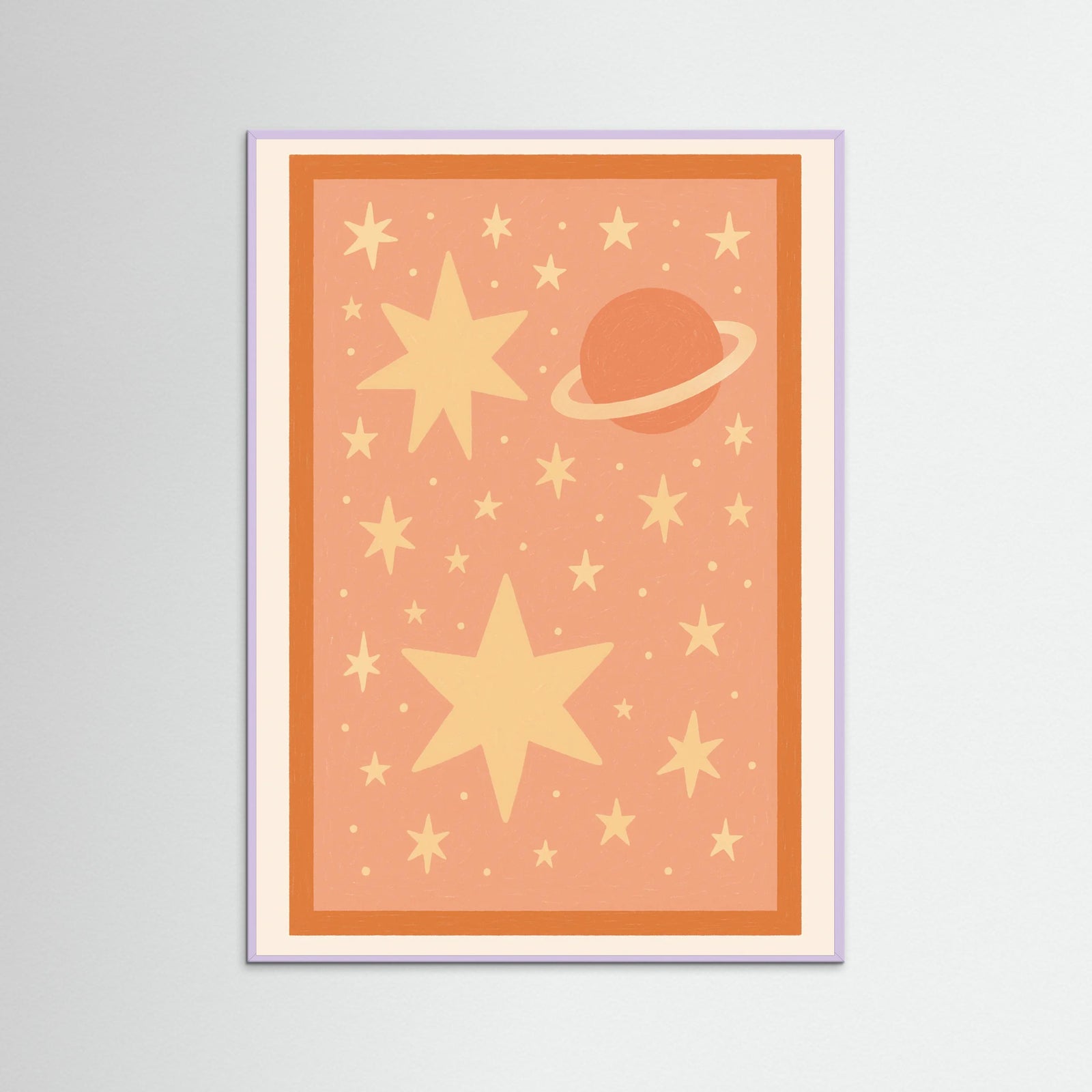 Lilac Wood Floral Pastel