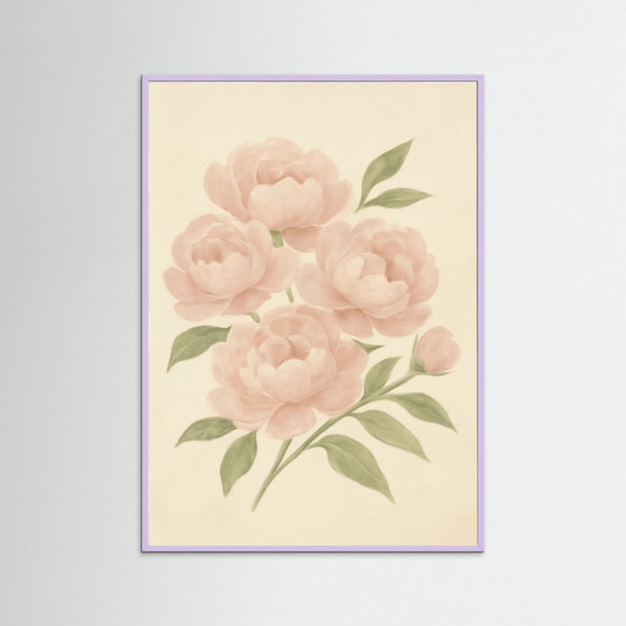 Lilac Wood Floral Repose