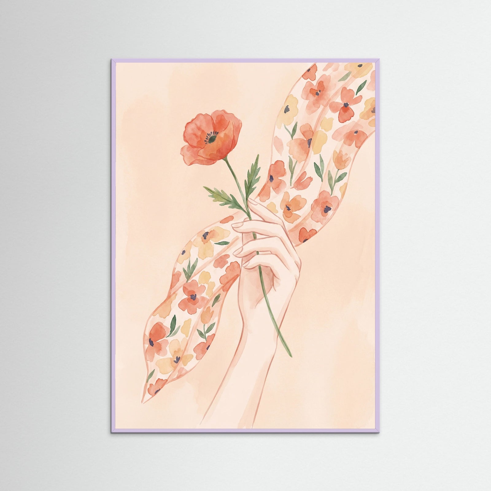 Lilac Wood Floral Wanderer