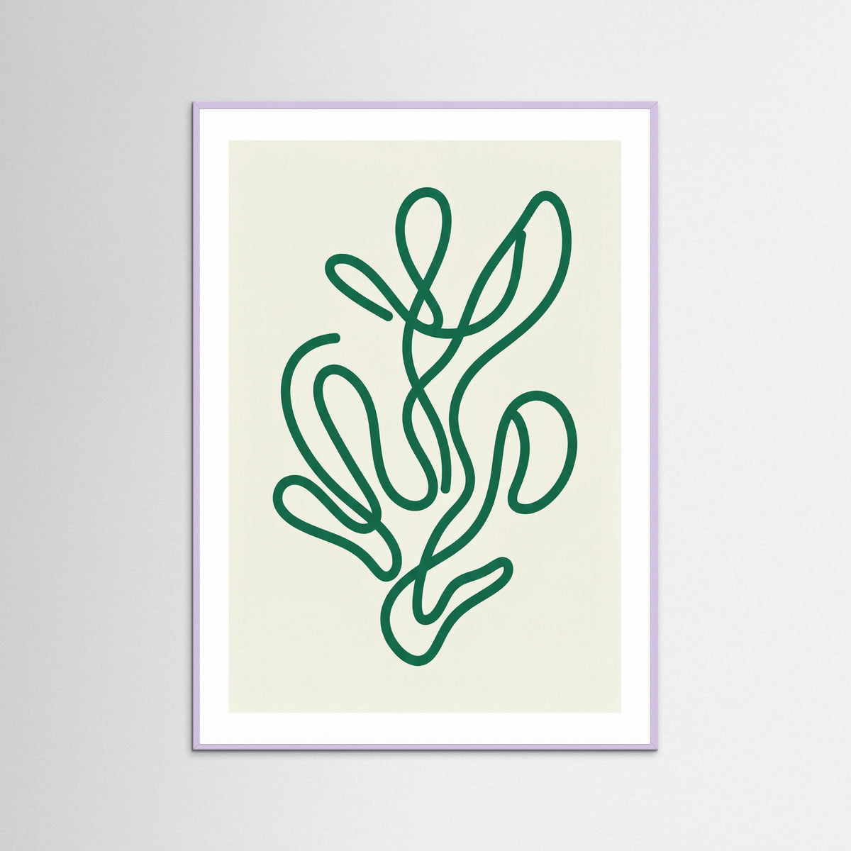 Lilac Wood Flowing Emerald