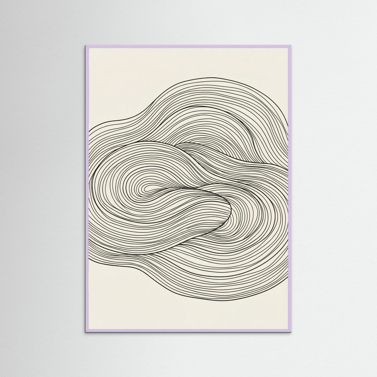 Lilac Wood Flowing Forms
