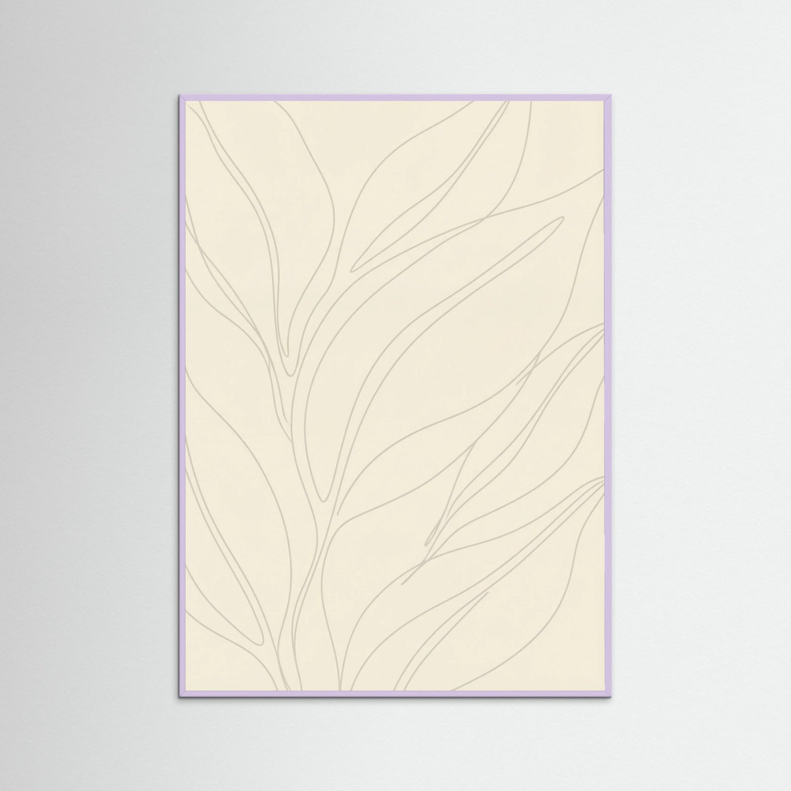Lilac Wood Fluid Contours