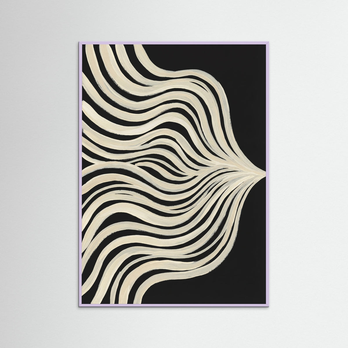 Lilac Wood Fluid Contours