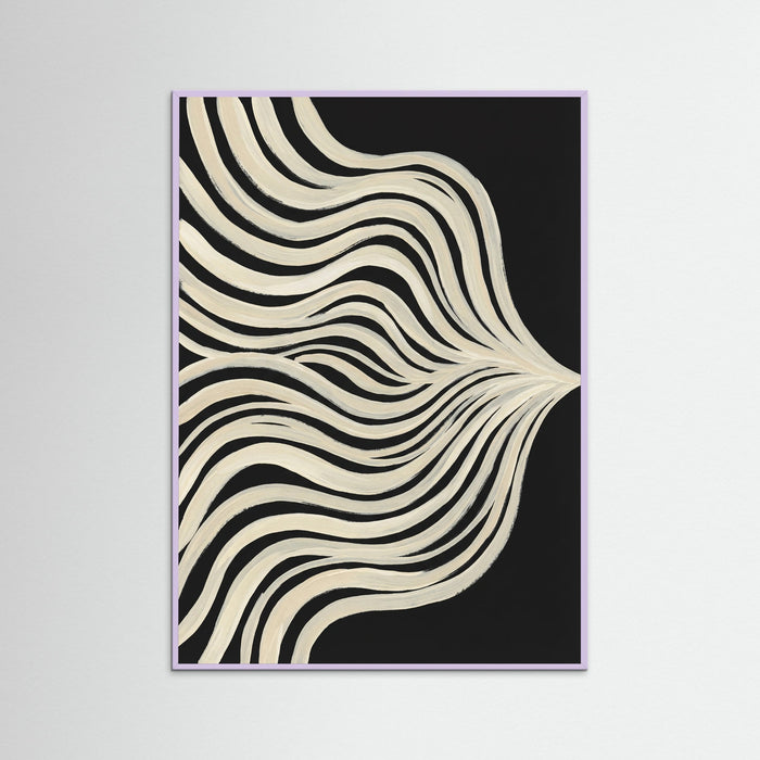 Lilac Wood Fluid Contours