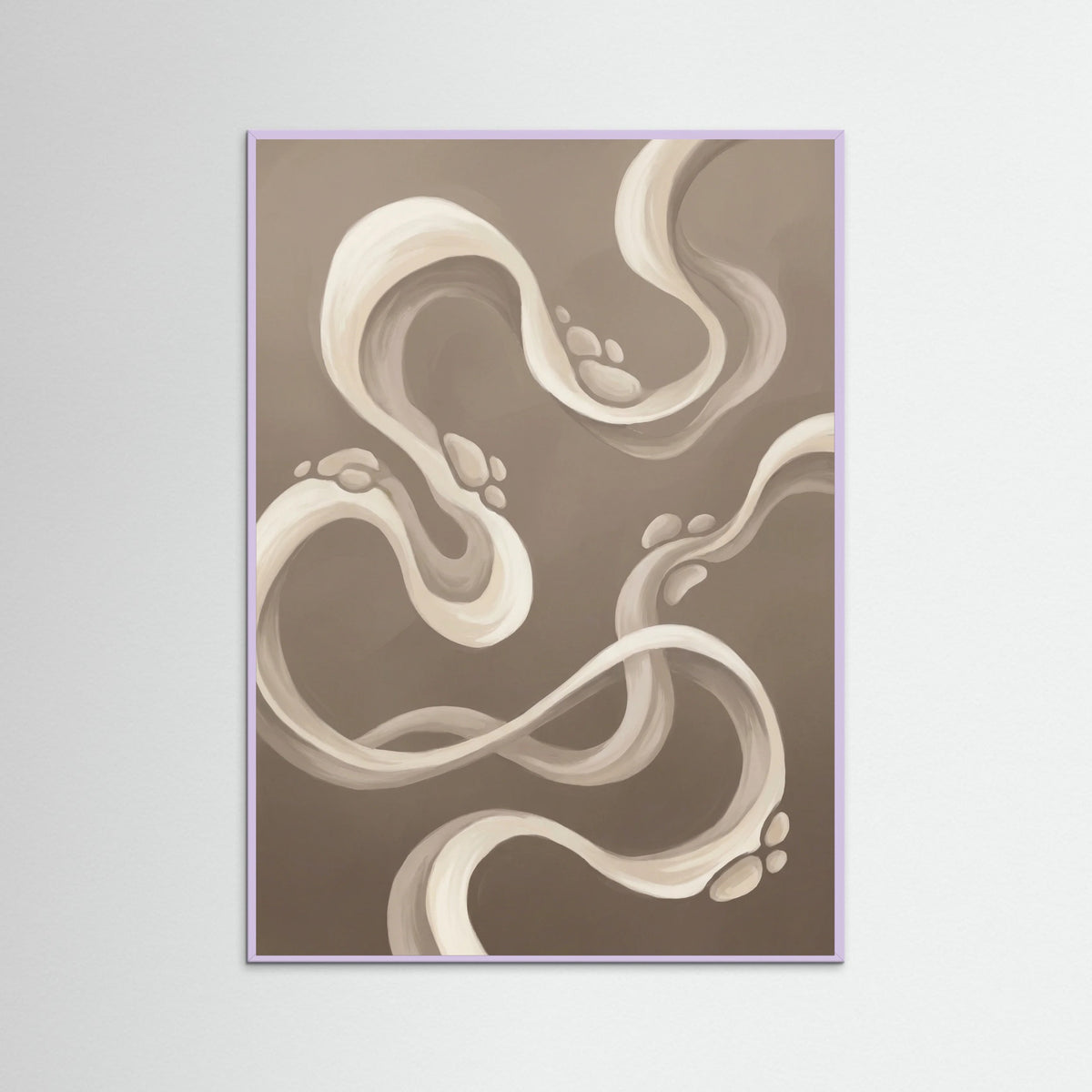 Lilac Wood Fluid Forms