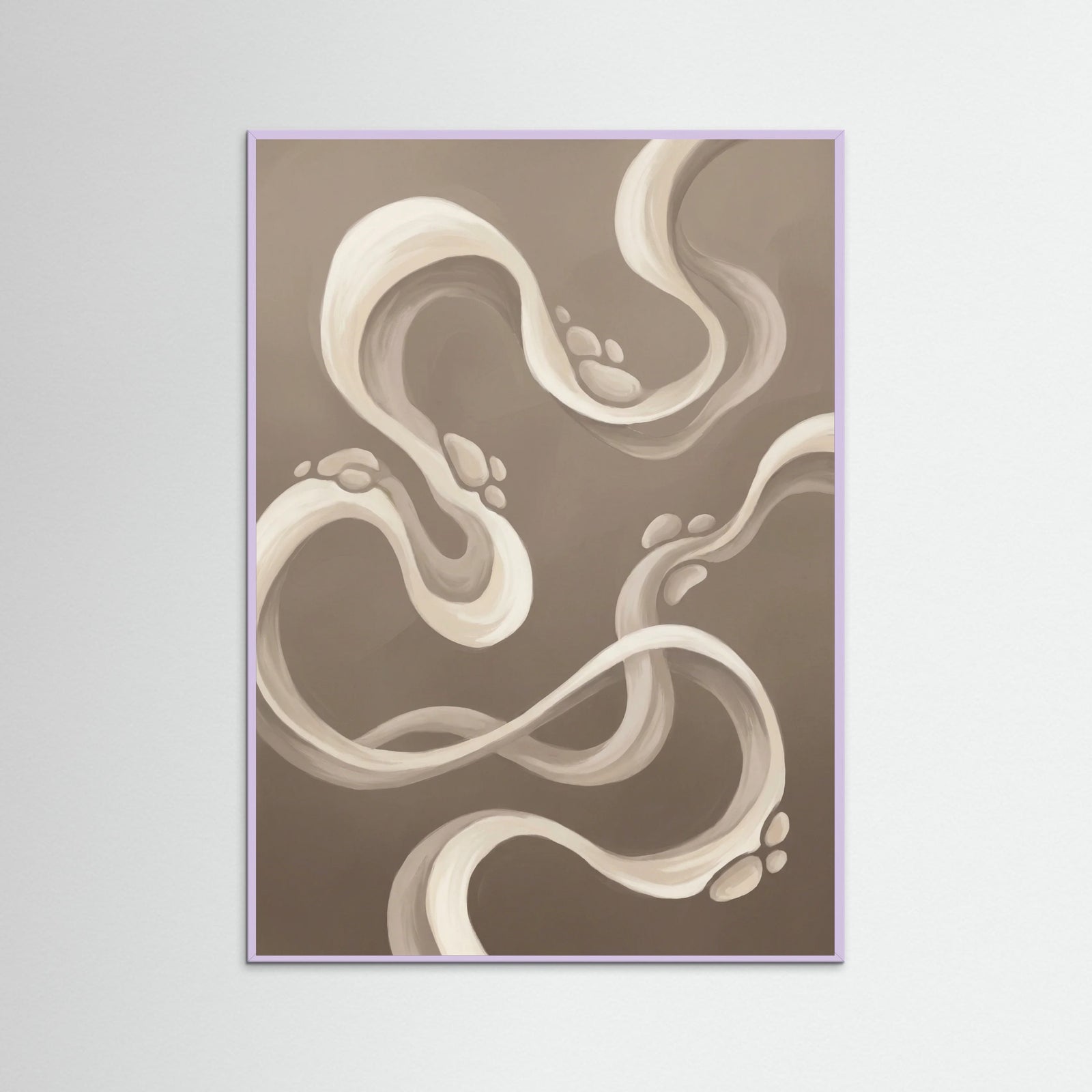 Lilac Wood Fluid Forms