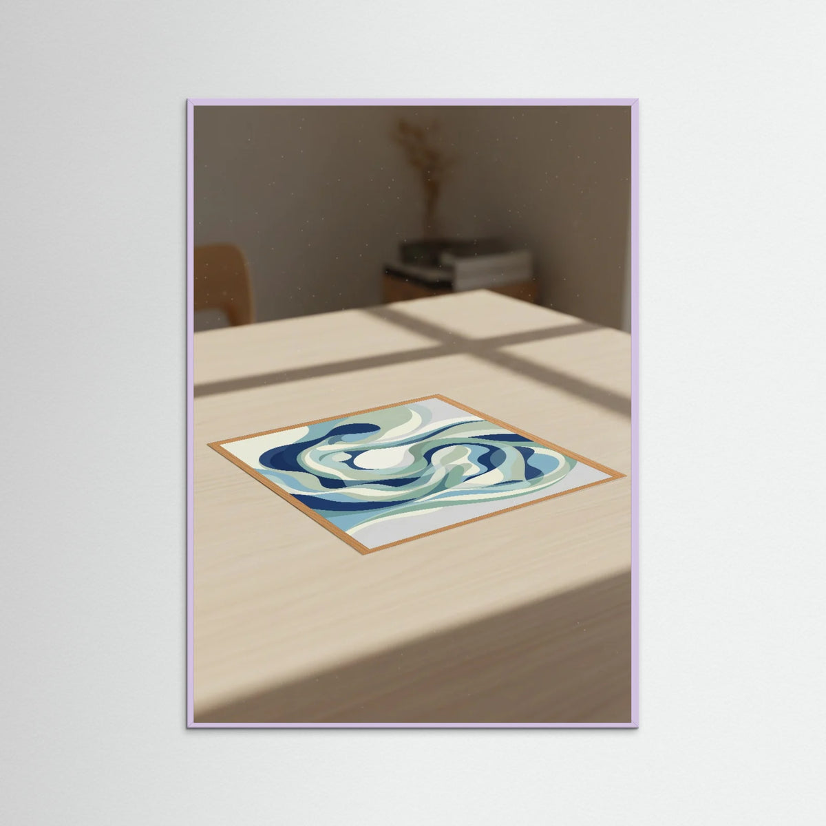 Lilac Wood Fluid Forms