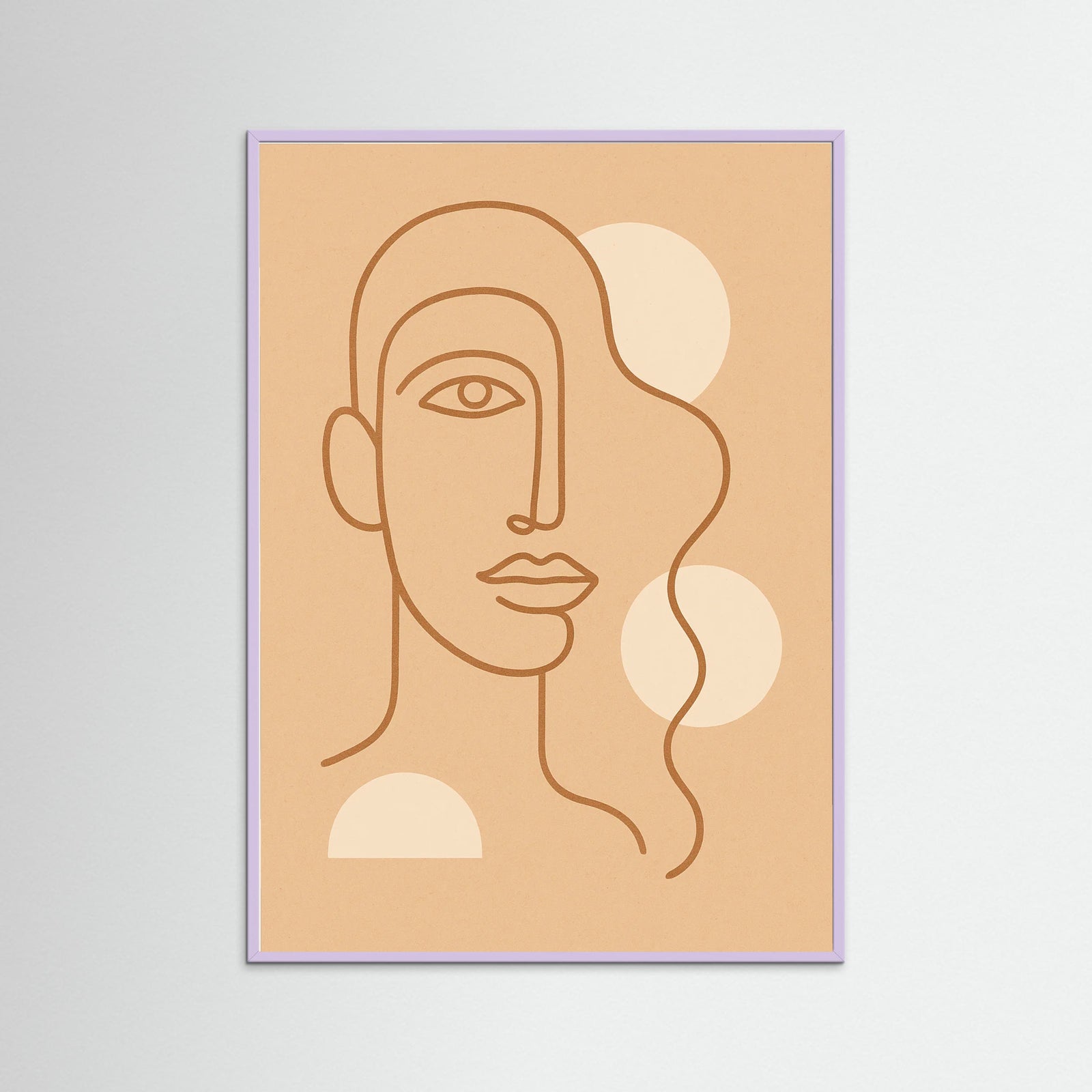 Lilac Wood Fluid Silhouette
