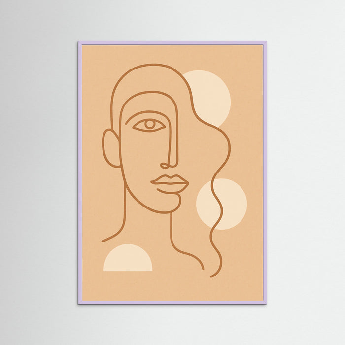 Lilac Wood Fluid Silhouette