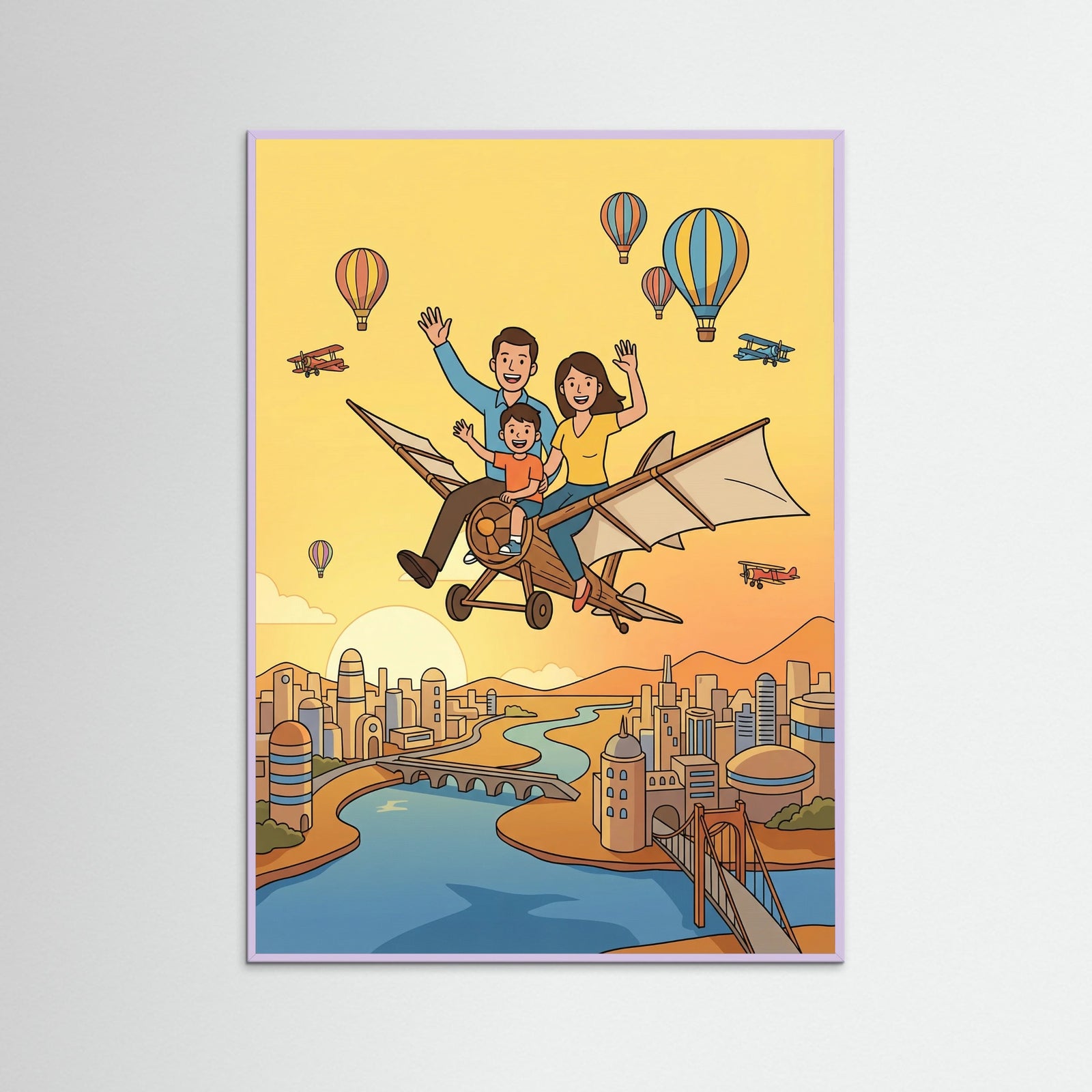 Lilac Wood Flying Adventures Sunset