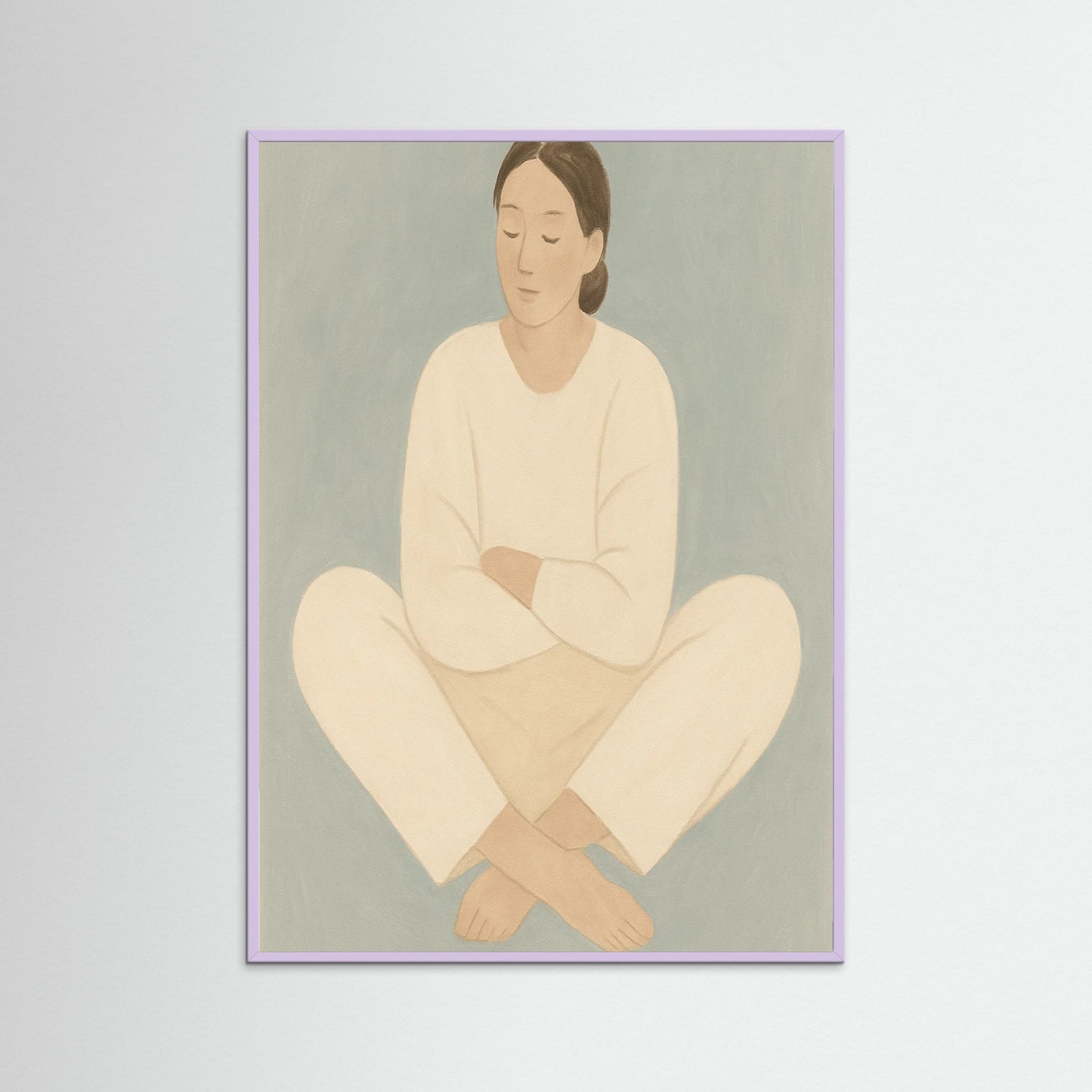 Lilac Wood Folded Grace