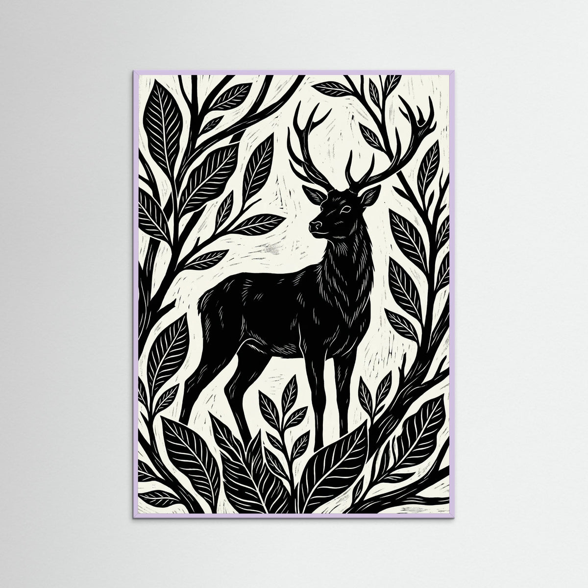 Lilac Wood Forest Companions Black