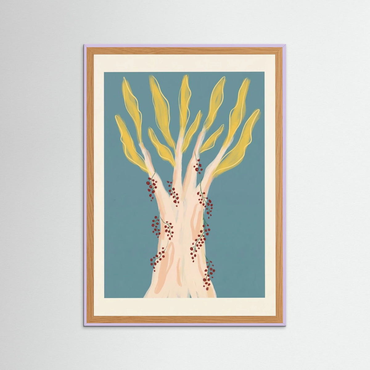 Lilac Wood Fountain Flora Burst